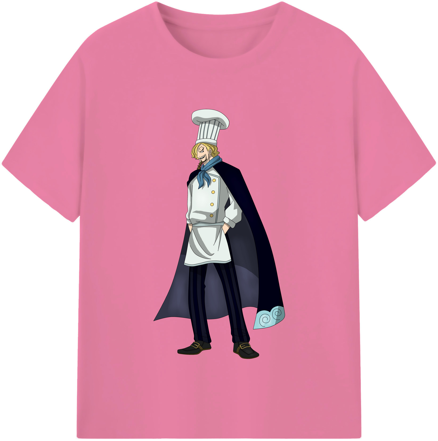 ワンピース サンジ ONE PIECE Sanji 綿100％半袖Tシャツ（フロントプリント）